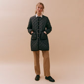 Contrast Cornard Coat