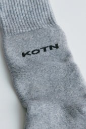 Crew Socks in Grey Mix