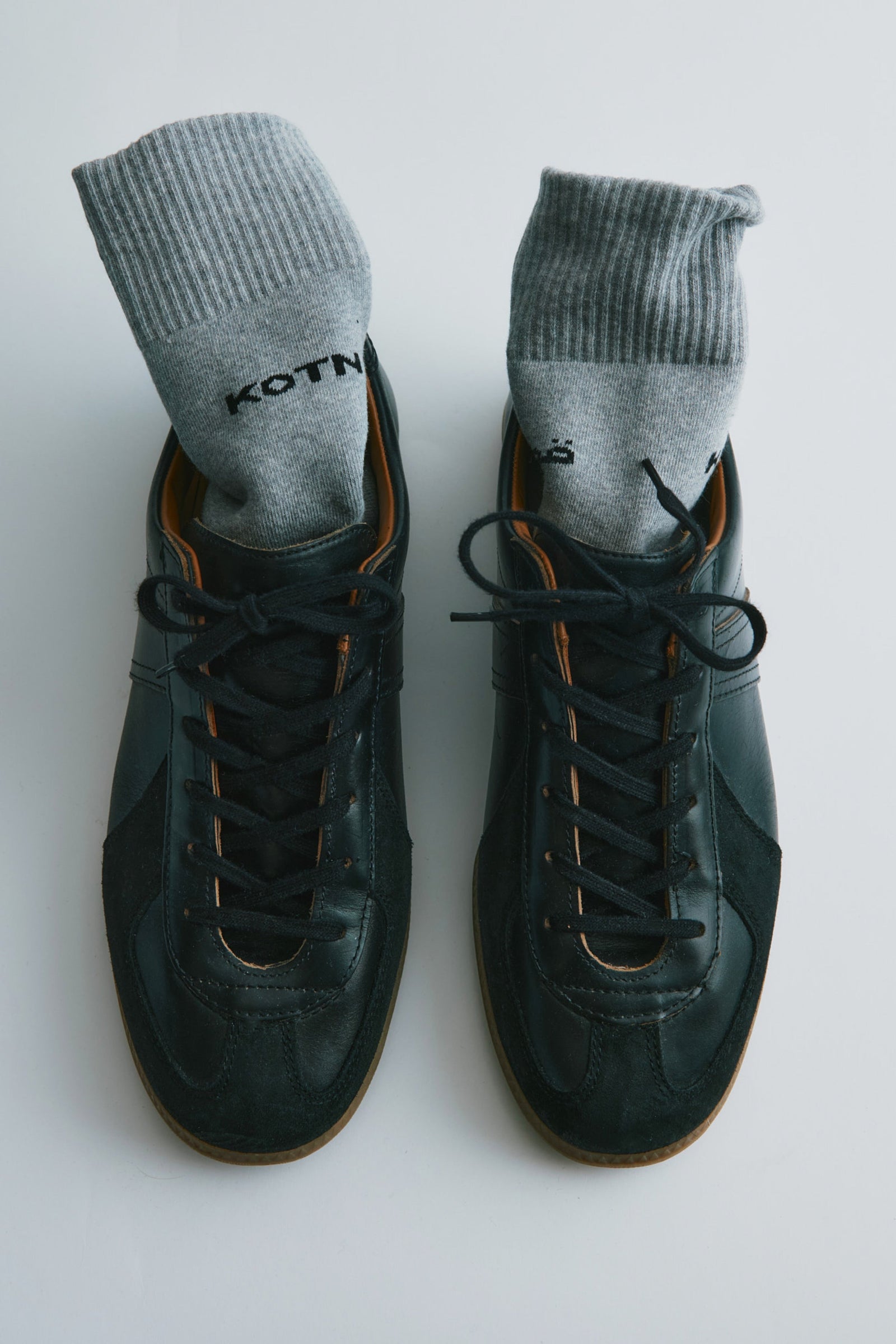 Crew Socks in Heather Grey