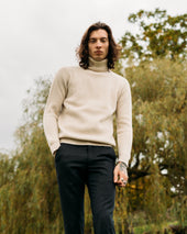 Cashmere Ribbed Submariner Rollneck In