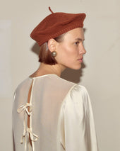Crochet Beret Tobacco