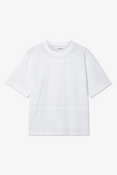 Cross Stitch Short Sleeve Tee - White
