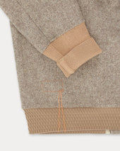 Cruiser Bomber In Herringbone Di Lana