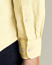 Pure Linen Shirt Lemon