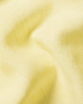 Short Sleeve Pure Linen Shirt Lemon