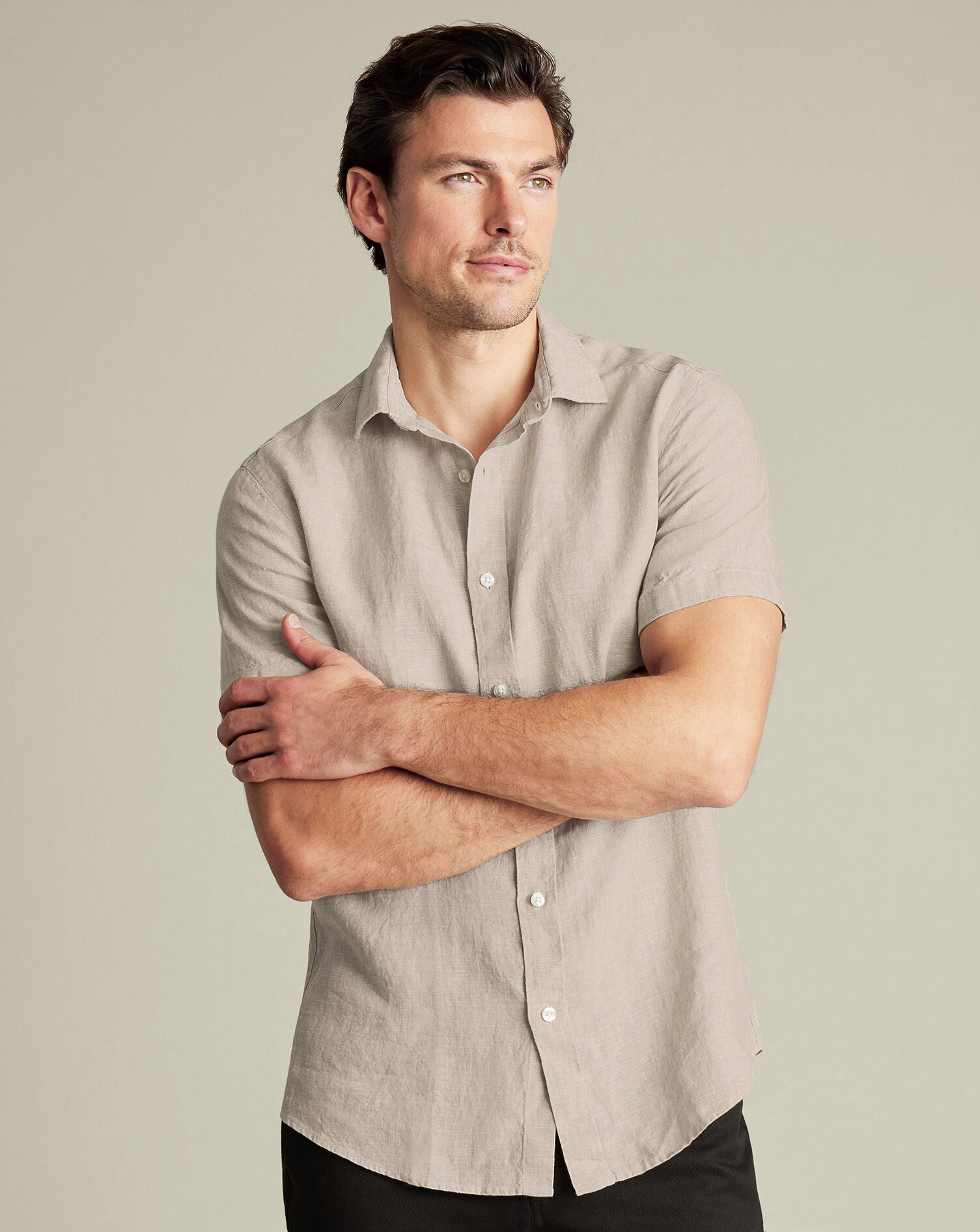 Pure Linen Short Sleeve Shirt