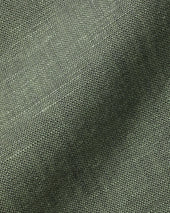 Short Sleeve Pure Linen Shirt Green