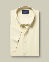 Short Sleeve Non Iron Stretch Poplin Shirt