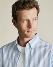 Short Sleeve Non Iron Stretch Poplin Shirt