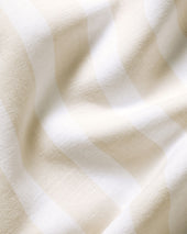 Short Sleeve Cotton Linen Stripe Shirt