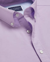 Stretch Washed Oxford Shirt Lilac