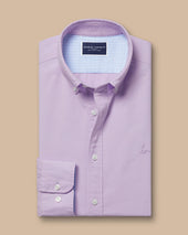 Stretch Washed Oxford Shirt Lilac