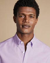 Stretch Washed Oxford Shirt Lilac
