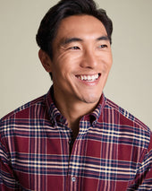 Brushed Flannel Check Shirt