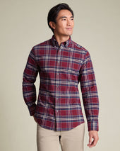 Brushed Flannel Check Shirt