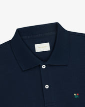 Long Sleeve Crest Piqu Polo