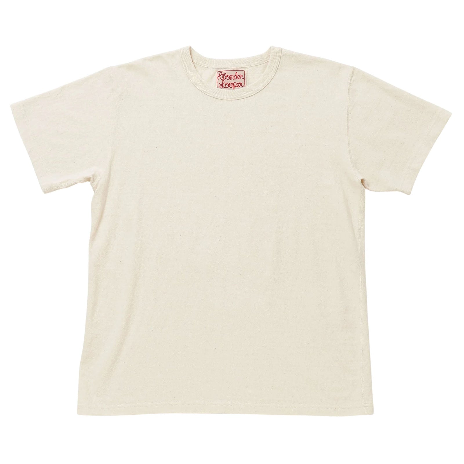 Crewneck T Shirt Els Recycled Cotton Slub