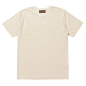 Crewneck T-shirt - Ultimate Pima Tsuriami - Ecru