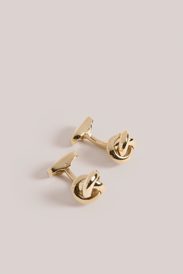 Knot Cufflinks - Gold-Plated