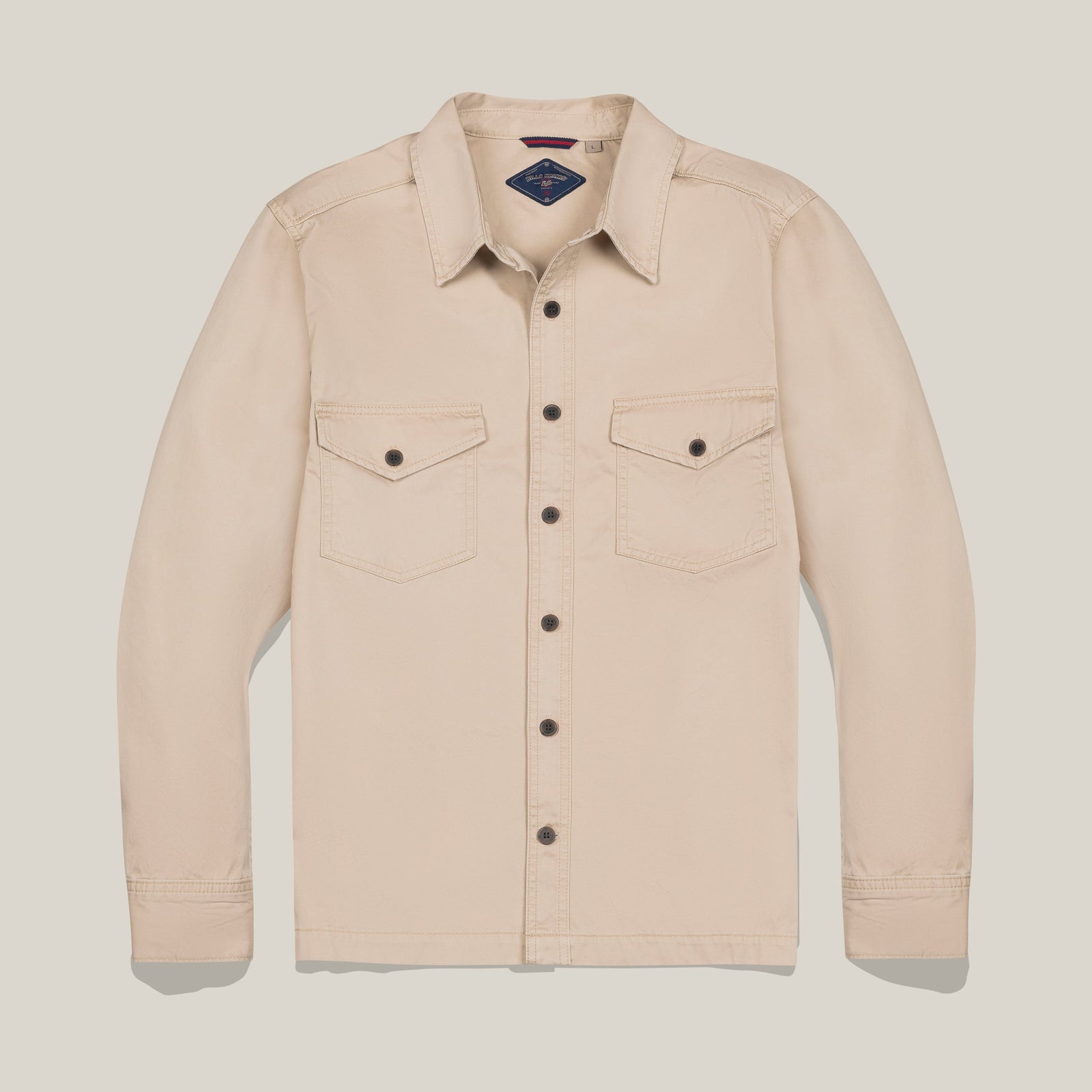 Overshirt Classic Fit Broken In Twill