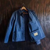 Edison Chore Coat Washed Indigo