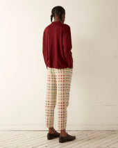 Solid Cycling Polo Maroon