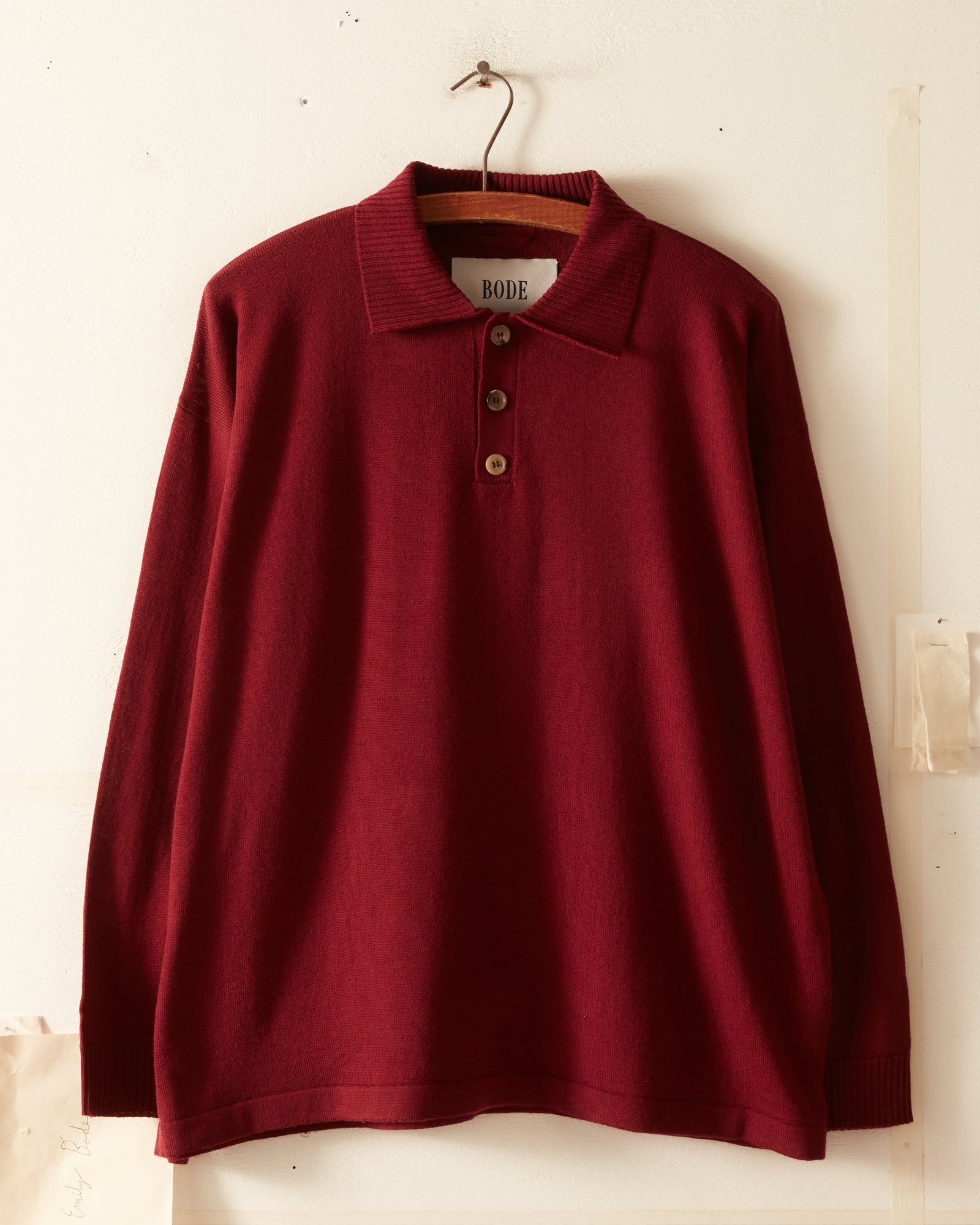 Solid Cycling Polo Maroon