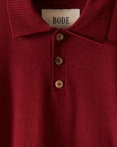 Solid Cycling Polo Maroon