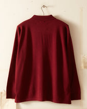 Solid Cycling Polo Maroon