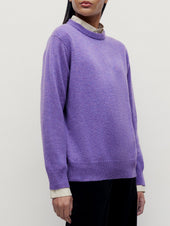 Purple 4 Ply Favourite Sweater
