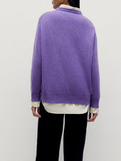 Purple 4 Ply Favourite Sweater