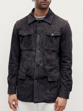 Suede Safari Jacket