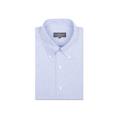 Button Down Collar Shirt in Sky Flannel