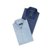 Cutaway Collar Shirt In Wash