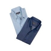 One Piece Collar Shirt In Light Wash