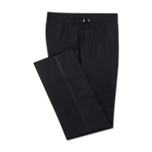 Separate Dinner Trouser in Black Twill