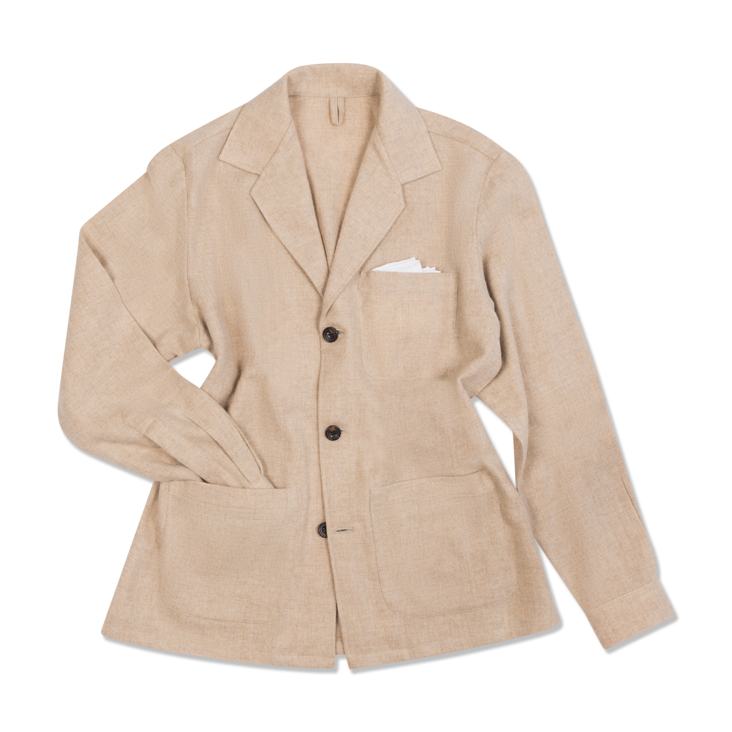 Painters Jacket In Boiled Wool