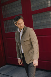 Button Down Collar Shirt In Flannel