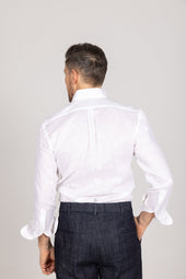 One Piece Collar Shirt In Linen