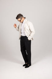 Painters Jacket In Natural Linen