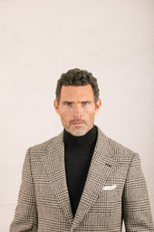 Roll Neck Jumper In Cashmere Silk