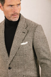 Roll Neck Jumper In Cashmere Silk