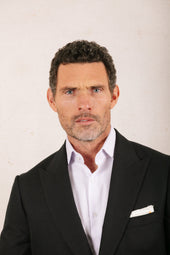 Cutaway Collar Shirt In Pink Plain Weave
