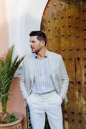 Casual Collar Shirt In Stripe