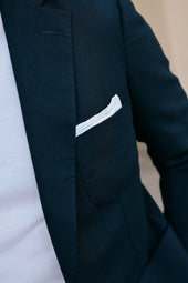 Single Breasted Travel Jacket In Hopsack