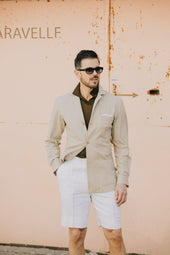 Painters Jacket In Seersucker