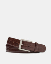 Caiman Crocodile Belt In