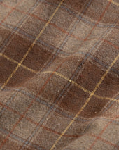 CALEB OVERSHIRT - FAWN / STAG BROWN / DUSTY RED / INDIGO / GOLDENRAY BRUSHED COTTON HERRINGBONE FLANNEL