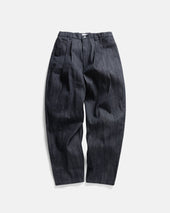 CALISTO DOUBLE PLEATED BIG JEANS - 13 oz. RAW DENIM