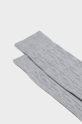 Calza Biagio Con Treccia Lana 90 Poliammide 10 Grey
